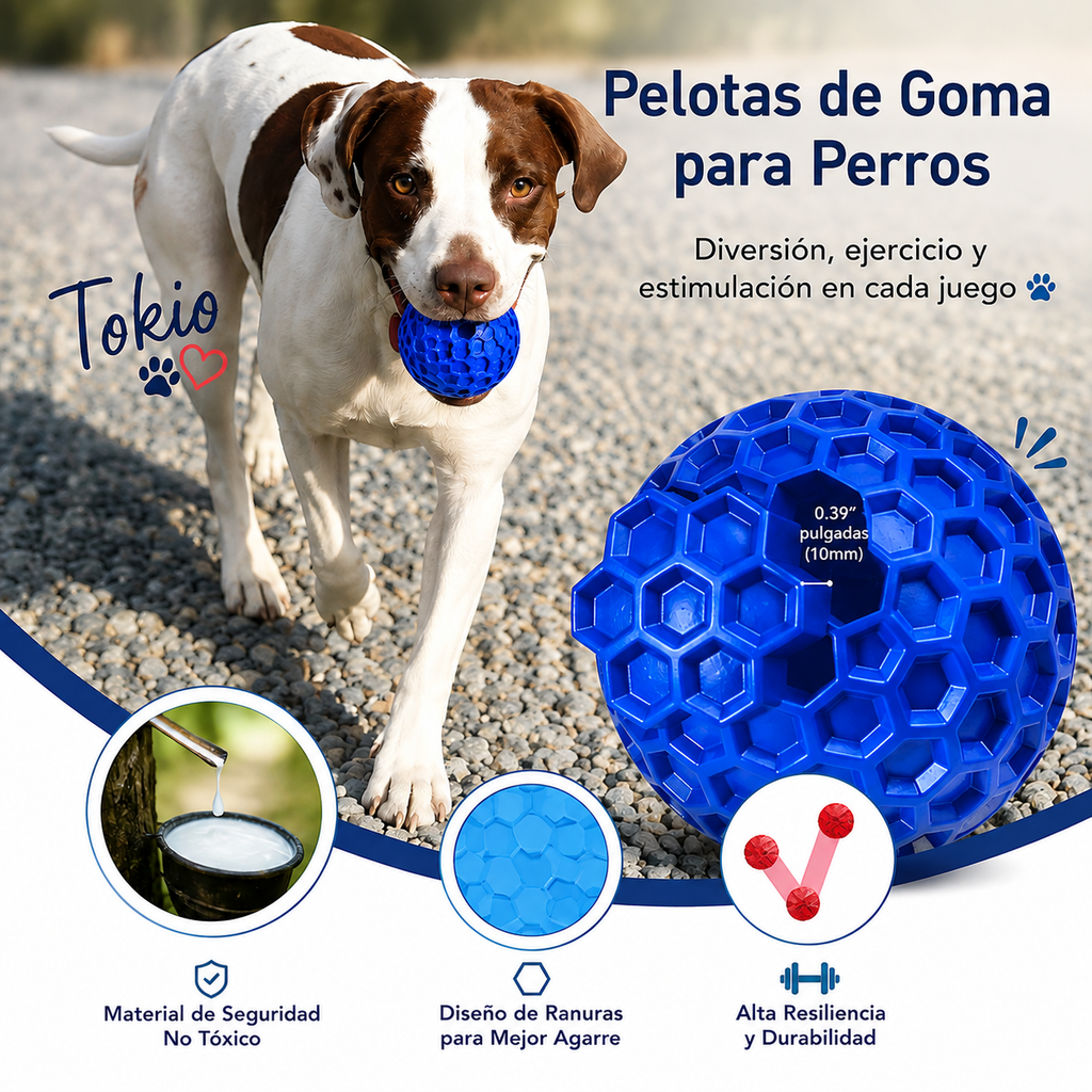 🎾 DuoPlay™ | Pack x2 Pelotas Chillonas para Perros