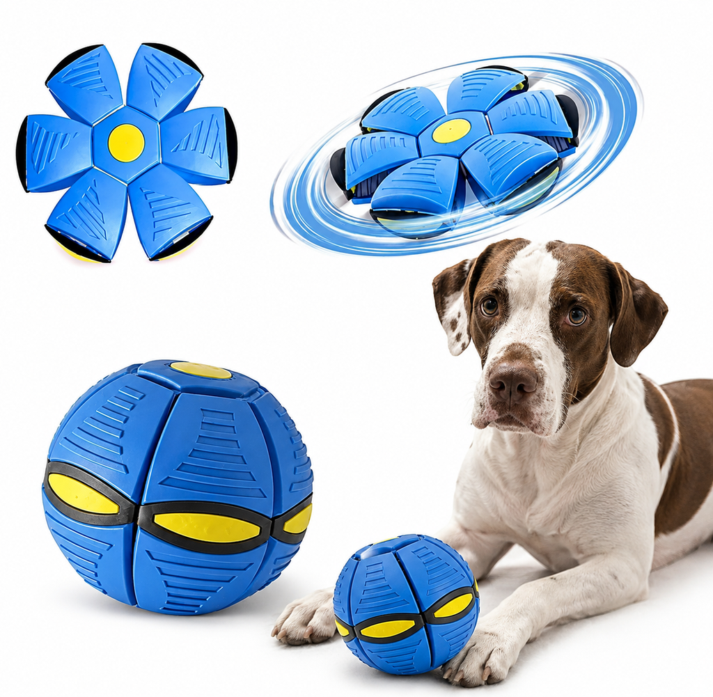 FlyBall™ | Pelota Frisbee 2 en 1 para Perros
