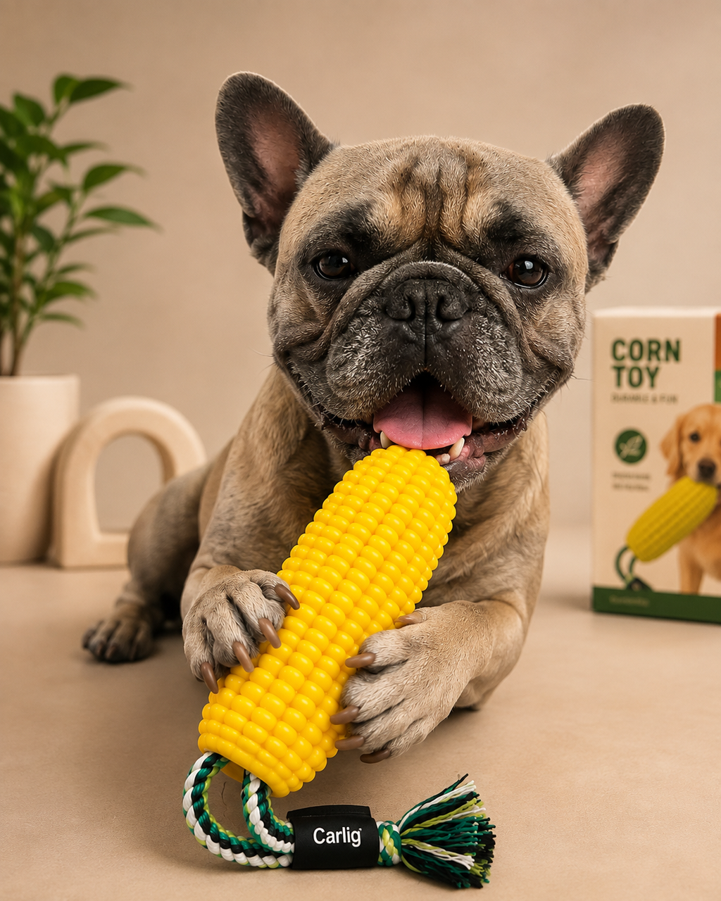 Corny™ | Juguete Mordedor Interactivo para Perros