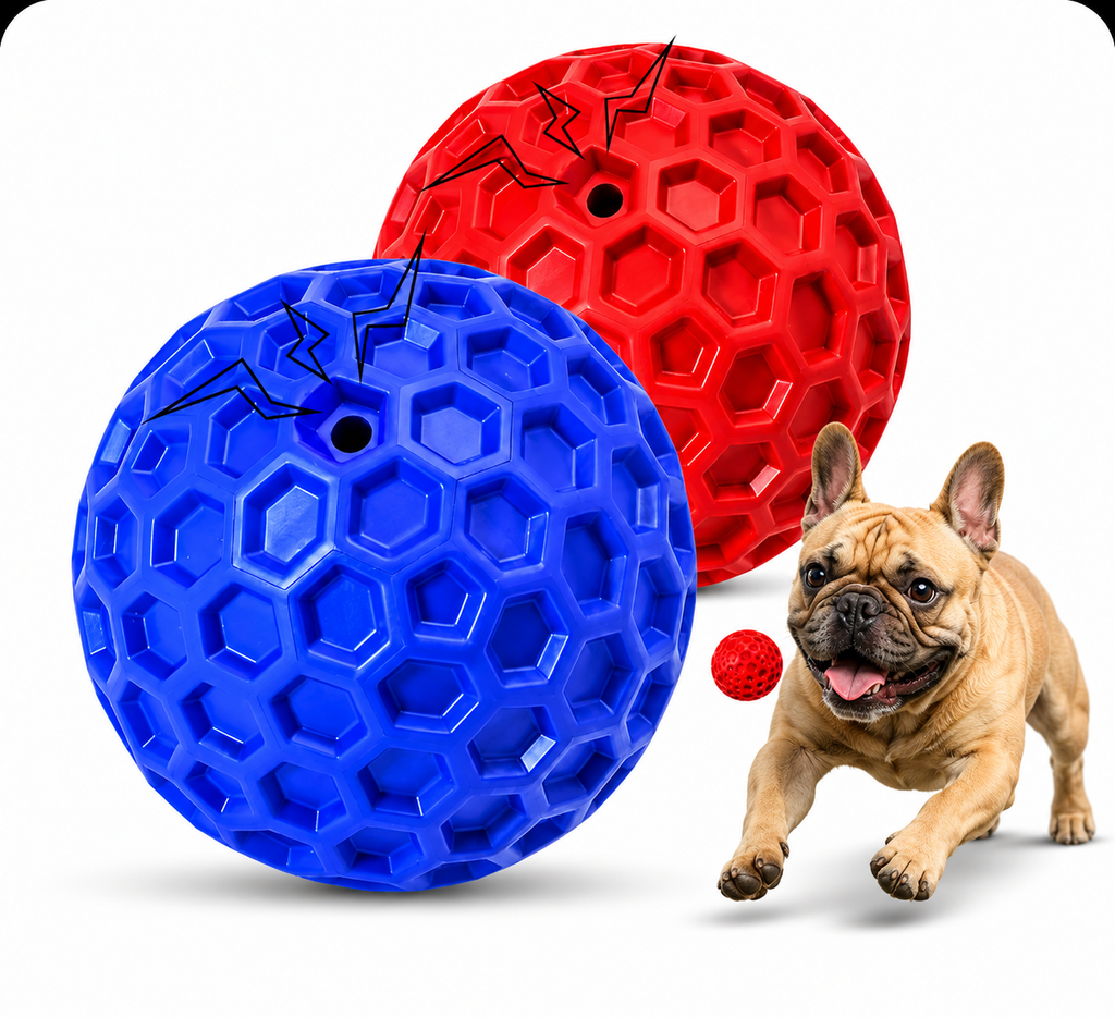 🎾 DuoPlay™ | Pack x2 Pelotas Chillonas para Perros